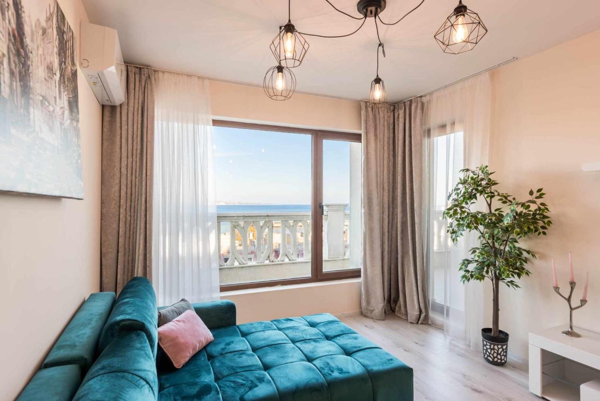 Azur Del Mar Seaview Apartment Varna Exteriör bild