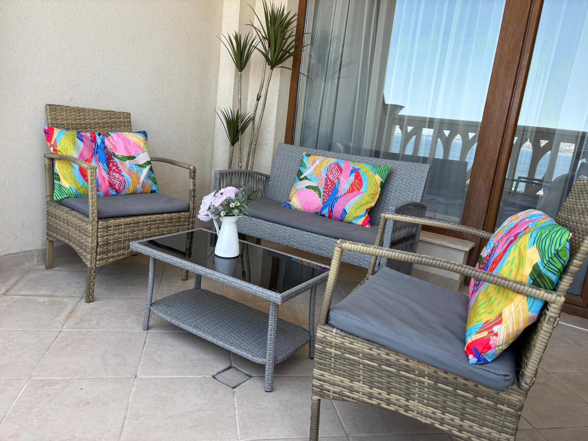 Azur Del Mar Seaview Apartment Varna Exteriör bild